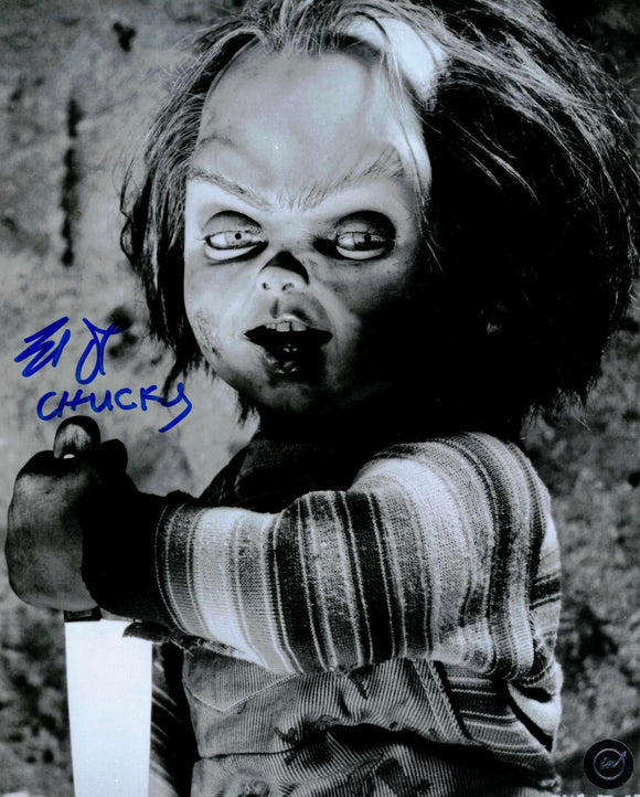 Brad Dourif Chucky Child's Play Autographed 8x10  B&W Photo