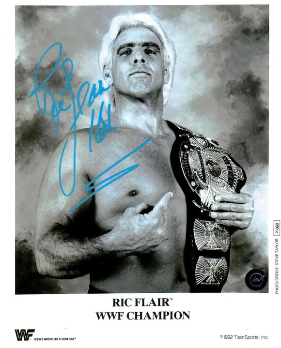 The Nature Boy Ric Flair WWE Autographed 8x10