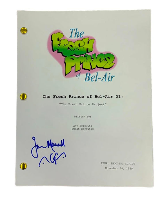 Joseph Marcell Fresh Prince of Bel-Air Pilot Script Cover