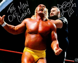 One Man Gang WWF Autographed 8x10