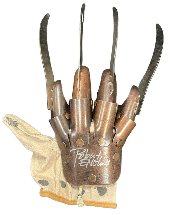 Robert Englund Freddy Krueger Autographed Freddy Glove