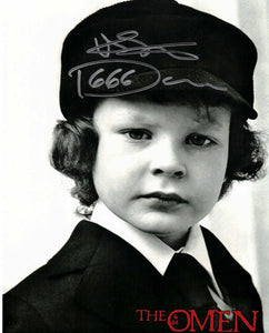 Harvey Stephens the Omen Autographed 8x10 photo