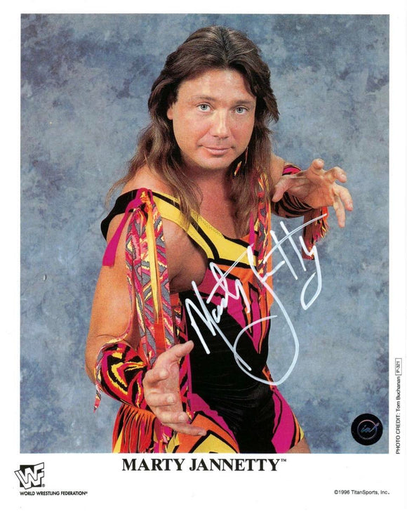 Marty Jannetty Autographed WWF the Rockers 8x10 Photo