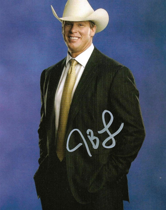 JBL (John Bradshaw Layfield) Autographed WWE 8x10 Photo