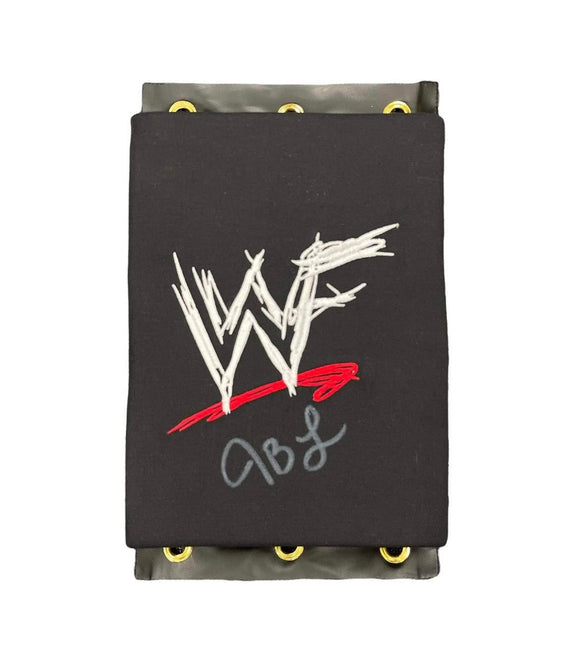 WWF Turnbuckle Pad Autographed by JBL