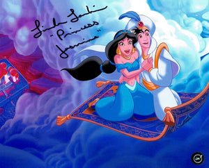 Linda Larkin Princess Jasmine in Aladdin Autographed 8x10
