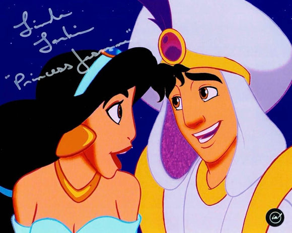 Linda Larkin Princess Jasmine in Aladdin Autographed 8x10