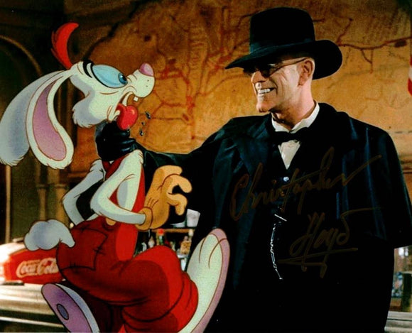 Christopher Lloyd as Judge Doom in Who Framed Roger Rabbit? Autographed 8x10