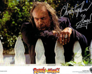 Christopher Lloyd Dennis the Menace Autographed 8x10