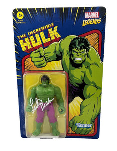 Lou Ferrigno Autographed 4" Retro -Style Kenner Hulk Figure