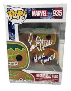 Lou Ferrigno Autographed Gingerbread Hulk Funko Pop