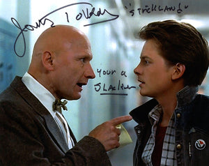James Tolkan Back to the Future Autographed 8x10