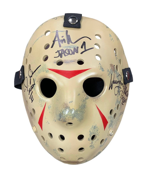 Ari Lehman/Warrington Gillette/C.J. Graham Autographed Jason Voorhees NECA Mask