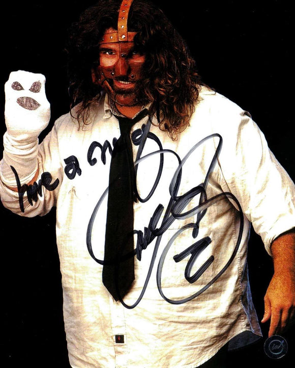 Mick Foley as Mankind WWE Autographed 8x10