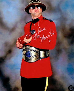 The Mountie WWF Autographed 8x10