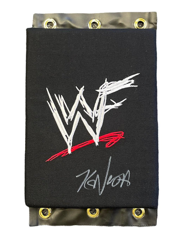 WWF Turnbuckle Pad Autographed by Kevin Nash