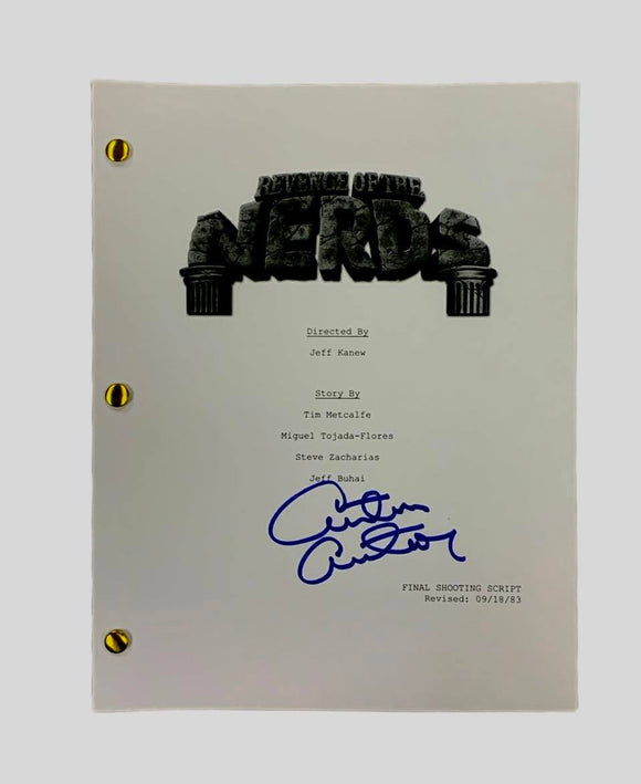 Curtis Armstrong Booger Revenge of the Nerds Autographed Script Cover