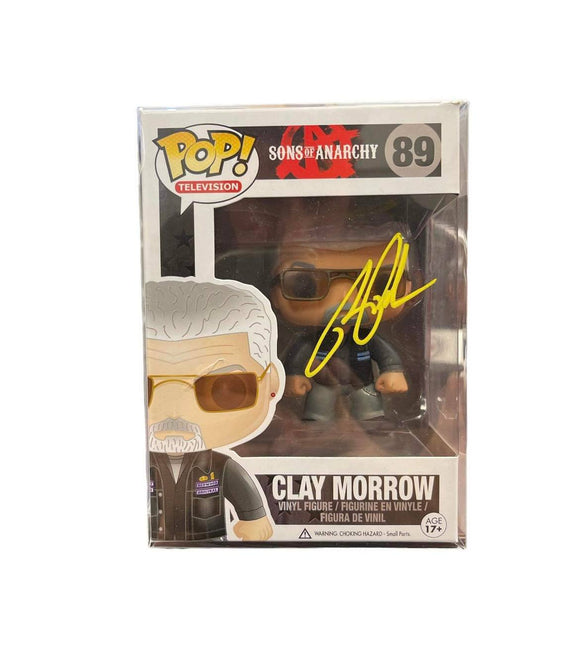 Ron Perlman Clay Morrow Sons of Anarchy SOA Autographed Funko Pop #89