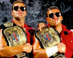 The Quebecers Autographed WWF 8x10 Photo