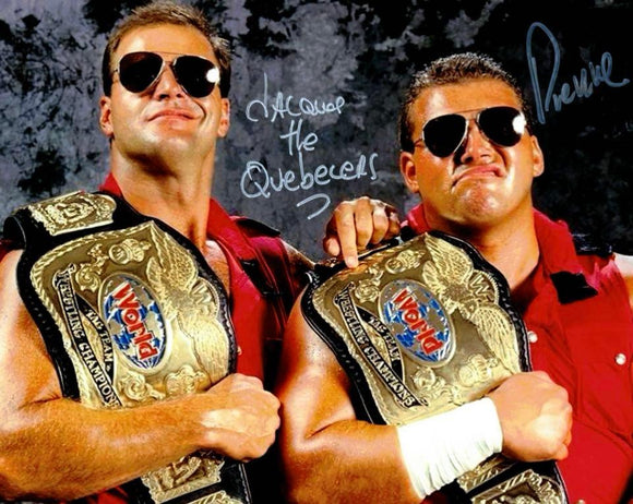 The Quebecers Autographed WWF 8x10 Photo