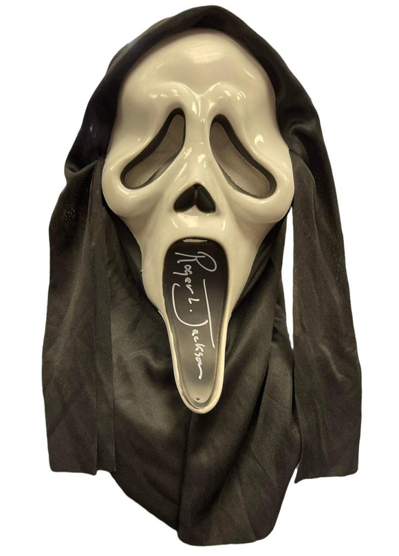 Roger L. Jackson Ghostface Scream Autographed Mask