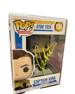 William Shatner Captain Kirk Star Trek Autographed Funko Pop #1136