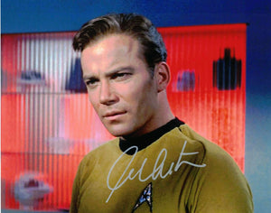 William Shatner Captain Kirk Star Trek Autographed 8x10