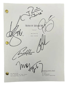 Cast Signed Sons of Anarchy Autographed Pilot Script SIX AUTOGRAPHS