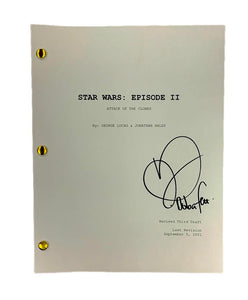 Daniel Logan Boba Fett Star Wars Episode II: Attack of the Clones Autographed Script Cover