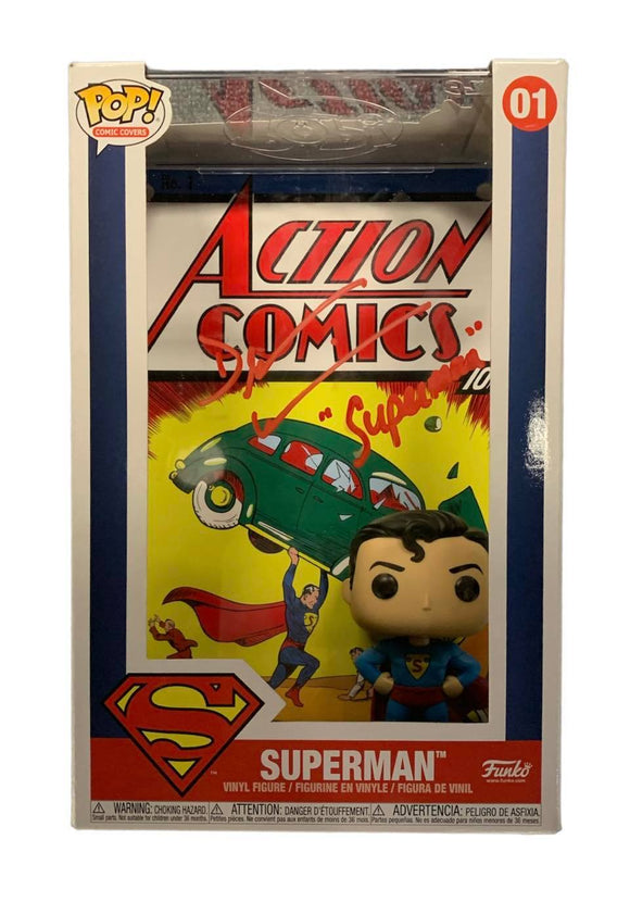 Dean Cain signed Superman Pop Funko Comic Covers edition.