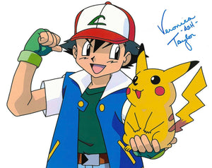 Veronica Taylor as Ash Ketchum in Pokemon Autographed 8x10