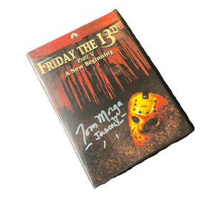 Tom Morga Jason Voorhees Friday the 13th Autographed DVD