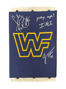 WWF Retro Turnbuckle Autographed by Cowboy Bob Orton, I.R.S. & Jimmy Hart