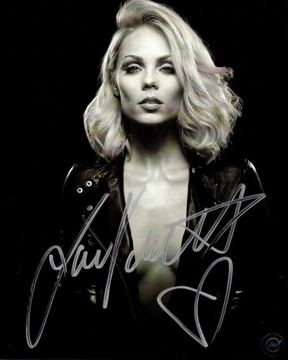 Laura Vandervoort B&W Autographed 8x10