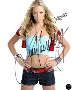 Laura Vandervoort Smallville Supergirl Autographed 8x10