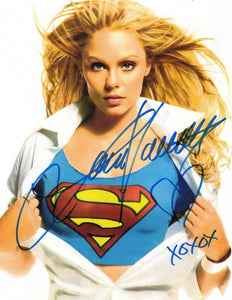 Laura Vandervoort Smallville Supergirl Autographed 8x10