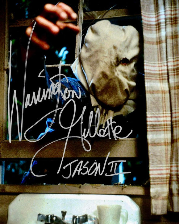 Warrington Gillette Friday the 13th Part 2 Autographed 8x10